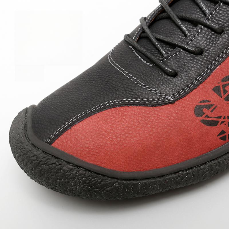 Herren Schnürschuhe aus Leder Bequeme Slipper Ballerinas Outdoor Laufschuhe Mokassins Freizeitsneaker