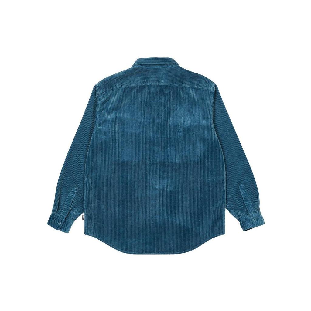 Palace Cargo Cord Shirt Blue Men Tops P23SHT072