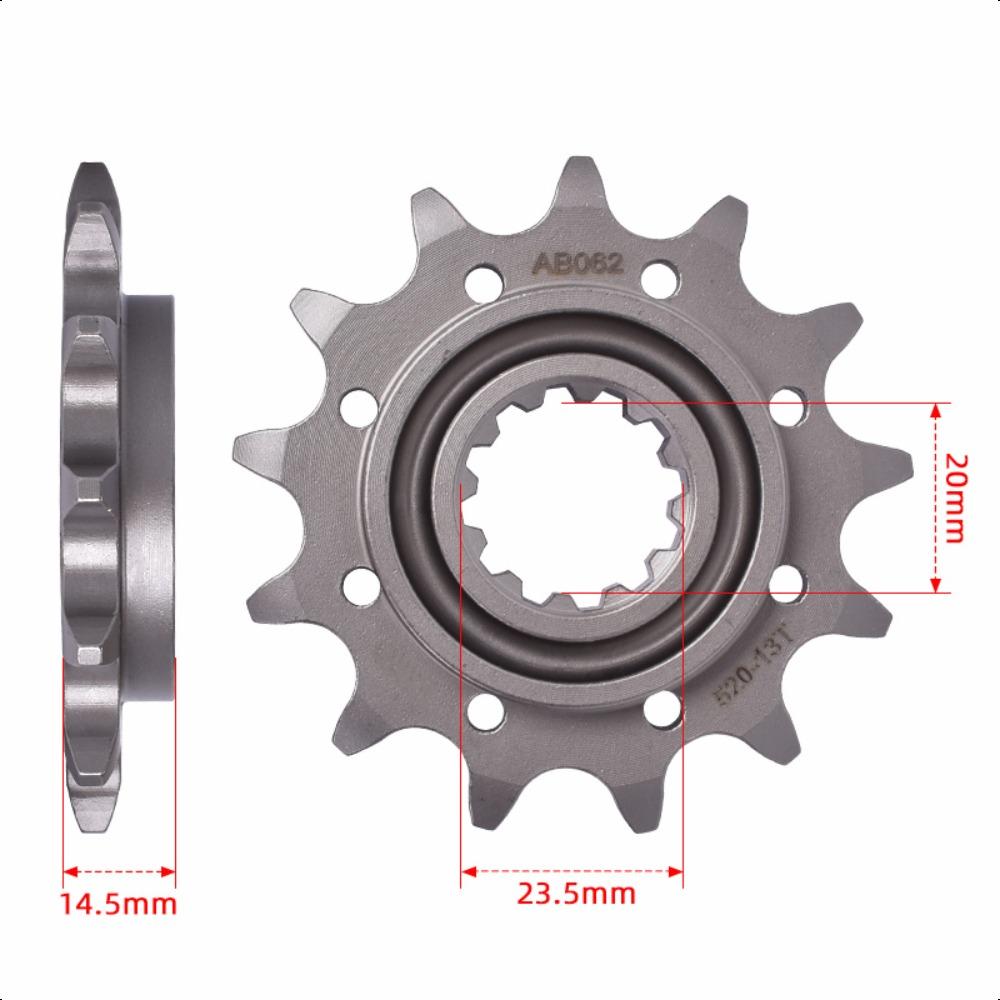 520 13T 51T Мотоциклетная передняя задняя звезда шестерня кулачок для Honda CRF450 -2025 CRF 450 front 13T