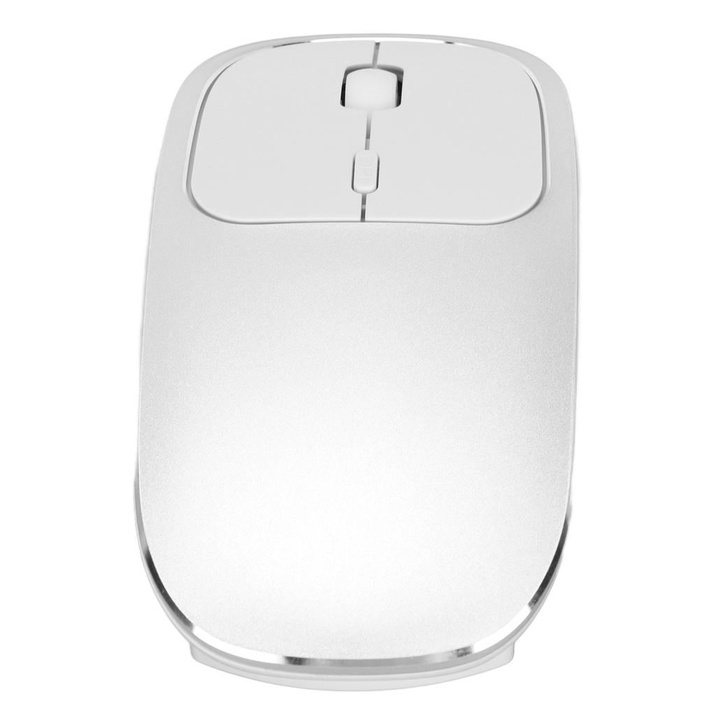 Kabellose Maus 2,4 GHz Metall Langlebig Tragbar Schlankes Design Wiederaufladbar Einstellbarer DPI Büromaus
