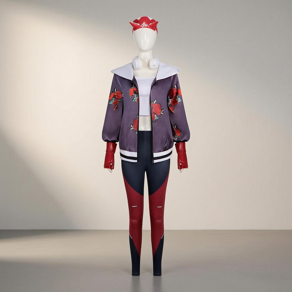 Overwatch Kiriko Cosplay Costume For Women With Soft Velvet Material For Halloween And Anime Conventions