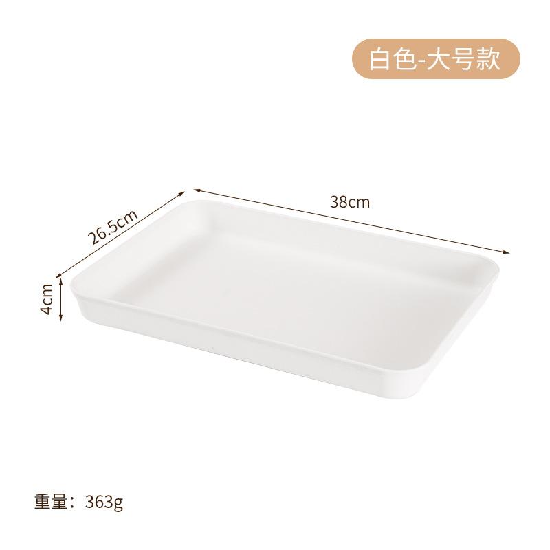 Deepened Thick Tray Put Cup Home Hotel Restaurant Rectangle Plate Fruit Plate Tea Plate Plate Plate Plate