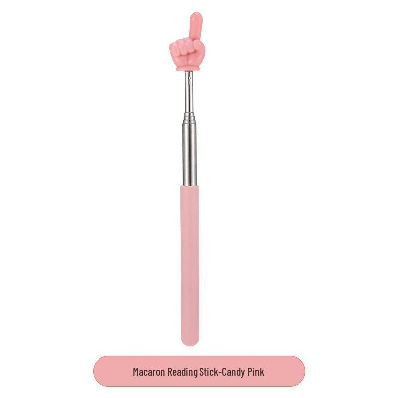 Retractable Finger Pointer and Ruler for Teaching and Reading