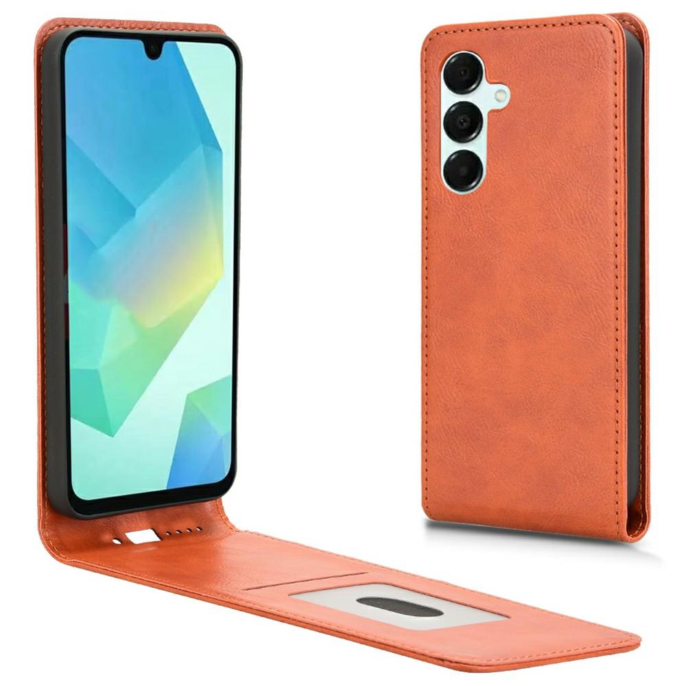 

Чехол для Samsung Galaxy A16 5G/4G со слотом для карт, магнитный вертикальный откидной кожаный чехол для телефона D