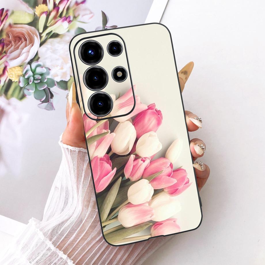 Flower Cartoon Fashion Design Phone Case For Itel Super 26 Ultra S26 Ultra S688LN Funda Soft Silicone Shockproof Back Cover
