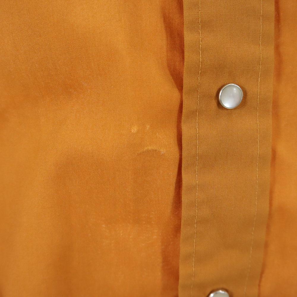 TUP BRAND 70s vintage Long sleeve Western shirt Camel Men's Used