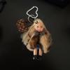 Internet Celebrity Style Plush Doll Keychain - Cute Cartoon Bag Charm for Girls