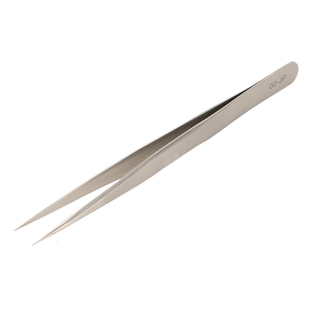 Repair Tweezer Static Magnetic Proof Round Tip Elastic Hardened Stainless Steel Accuracy Tweezer for Crafts Electronics