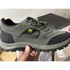 Outdoor Large Size Men's Hiking Shoes Fashion Lace-up Casual Sneakers Mesh Lightweight Non-slip Work Shoes Designer Men's Shoes