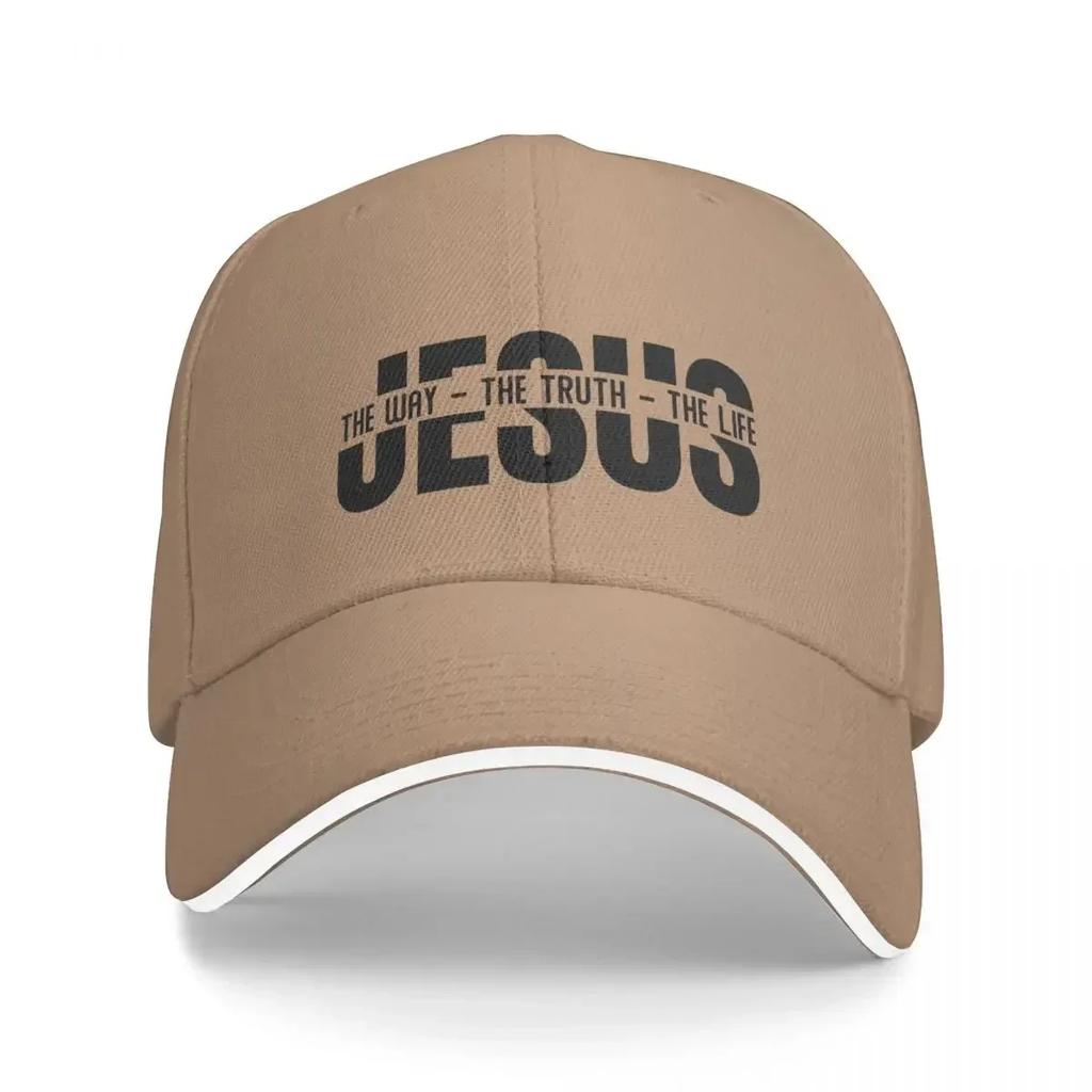 Jesus The Way The Truth The Life Religious Christian Faith Cap Casual Baseball Caps Adjustable Hat Summer Unisex Baseball Hats