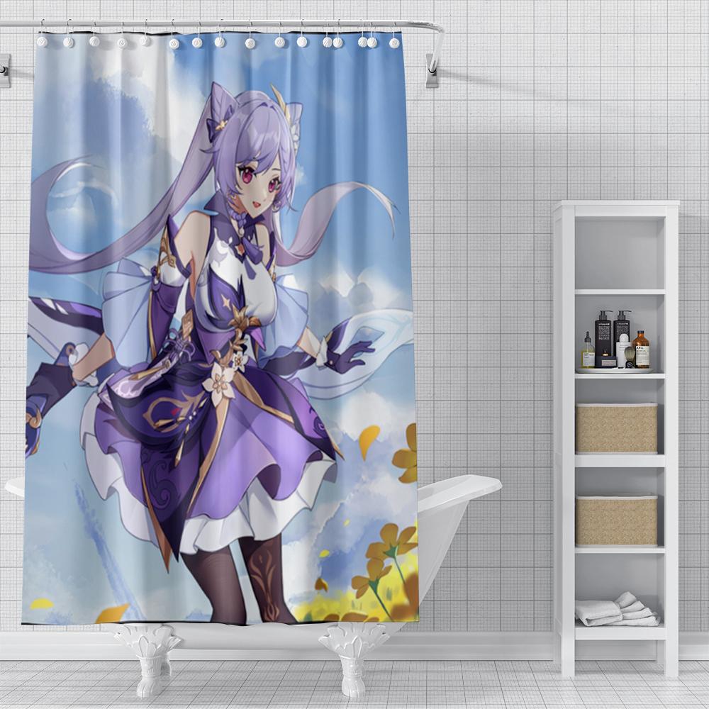 Home Duschvorhänge Für Badezimmer Landschaft Tiere Wasserdichter Stoff Badezimmervorhänge Moderner Duschvorhang 180X200 240X200