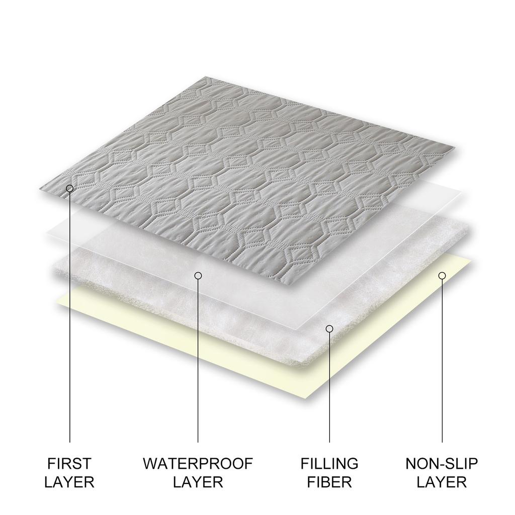 Waterproof Pet-Friendly Sofa Bed Cover Dog Cat Scratch Resistant Non-Slip Couch Mattress Slipcover Protector Pad Washable