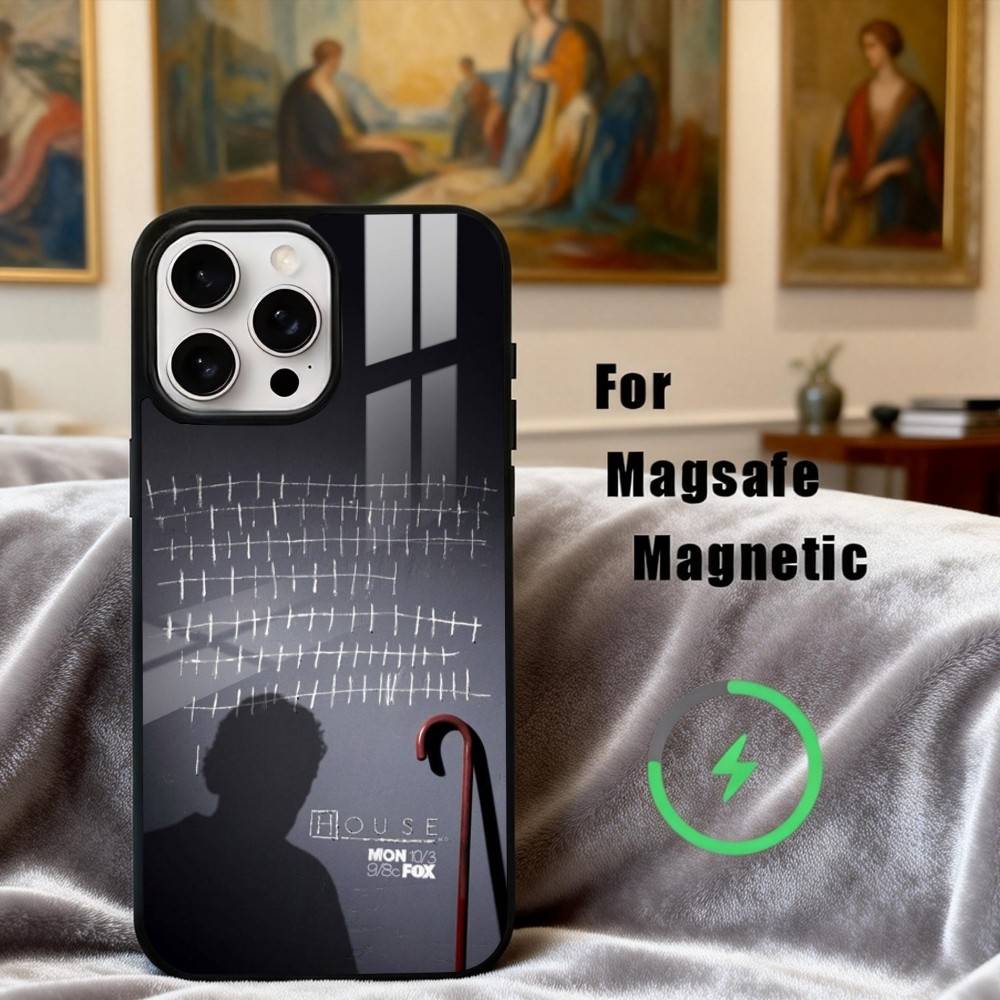 TV Drama D- Dr H-House-E Phone Case For iPhone17,16,15,14,13,12,11 Plus,Pro Max Magnetic For Magsafe Wireless Charging