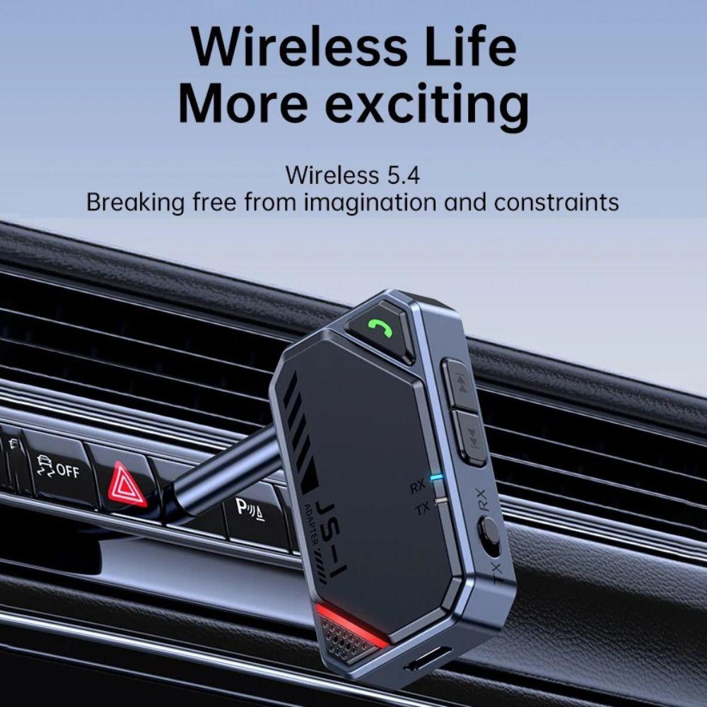 Stereo Music Wireless Audio Adapter 2-in-1 Music Receiver Bluetooth 5.4 Receiver Transmitter