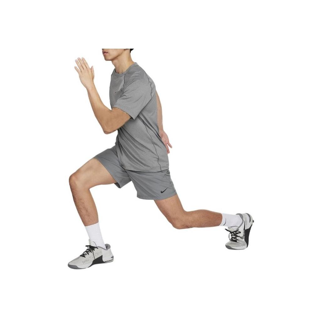 Nike Solid Color Logo Print Elastic Waist Sports Casual Shorts Men bottoms Charcoal-Grey DV9858-084