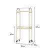 TLXT Movable Floor Bathtub Storage Rack