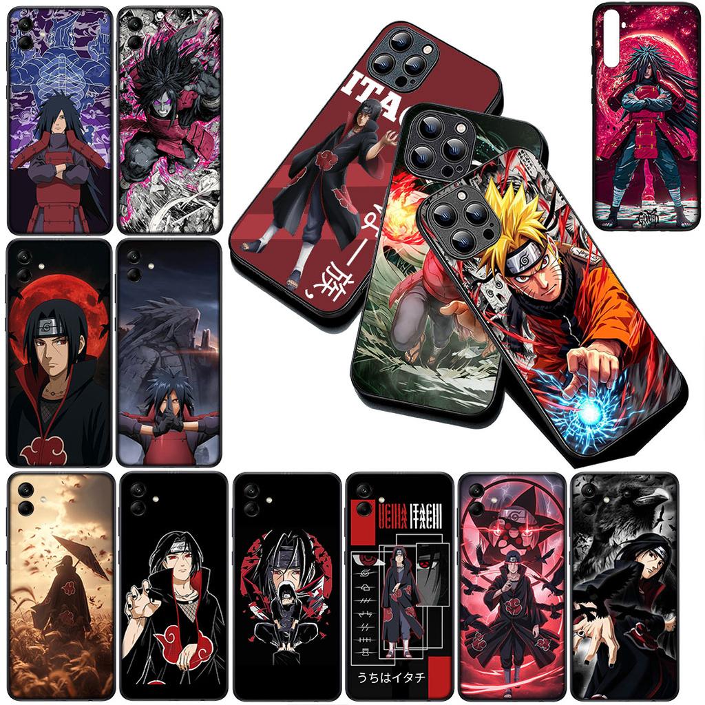 for Samsung Galaxy S20 S22 S21 FE Ultra Plus A07 A17 A15 A16 A25 A57 A37 Phone Cover Case Akatsuki Madaras Narutos Uchiha Itachi