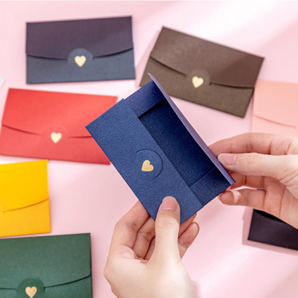 Paper 10.5*7CM Stamping Love For Letter Paper Envelopes Mini Envelopes Name Card Greeting Card