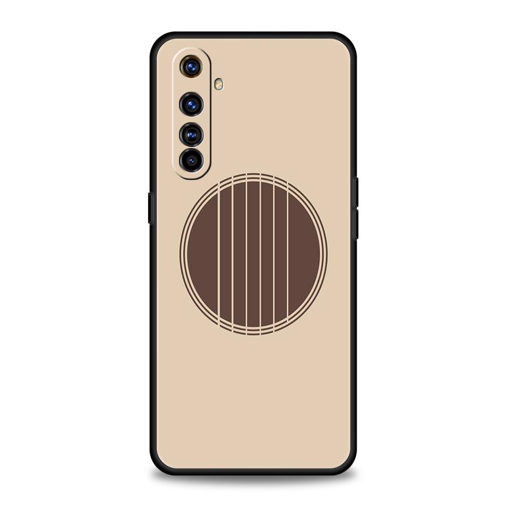 Music Instrument Guitar Piano Phone Case For Realme 10 9 8 5G 7 6 GT2 Pro Plus 9i 8i C21 C11 C25 C35 GT Neo 2 3 3T Soft Cover