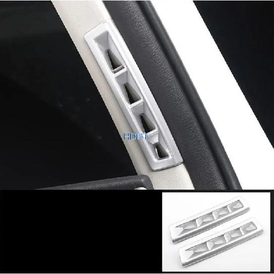 Car Styling Gear Shift Box Panel Frame Outlet Glass Switch Cover Trim Kit For Ford Territory  + ABS Chrome Silver Interior