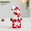 Christmas Ceramic Glowing Tree House Ornament - Desktop Scene Decoration Prop & Gift