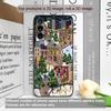 Christmas Snow Street Shop Window Scenery Pattern Phone Case for Honor Huawei 200 100 400 PRO 90 Lite Magic 7 6 5 Pro Soft Cover