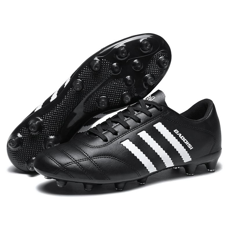 

New high-top football shoes Artificial turf student youth professional game football shoes 44 чёрный
