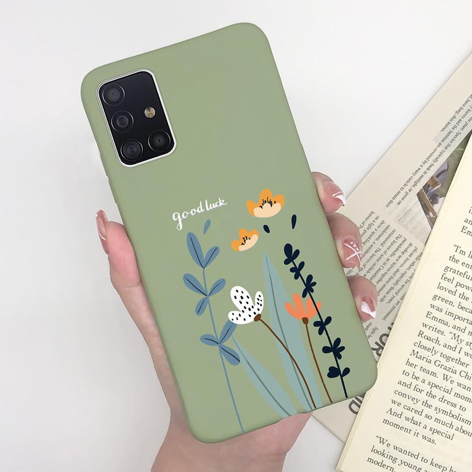For Samsung Galaxy A51 Case Cover Soft Silicone TPU Bumper Phone Case for Samsung A31 A71 A515 A515F A 71 51 31 Coque Funda Capa