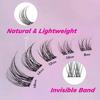 veyesbeauty Aliva Lash Clusters natürlich strahlender mühelos raffinierter Look Langlebig & Wiederverwendbar 140 Cluster 8-18mm