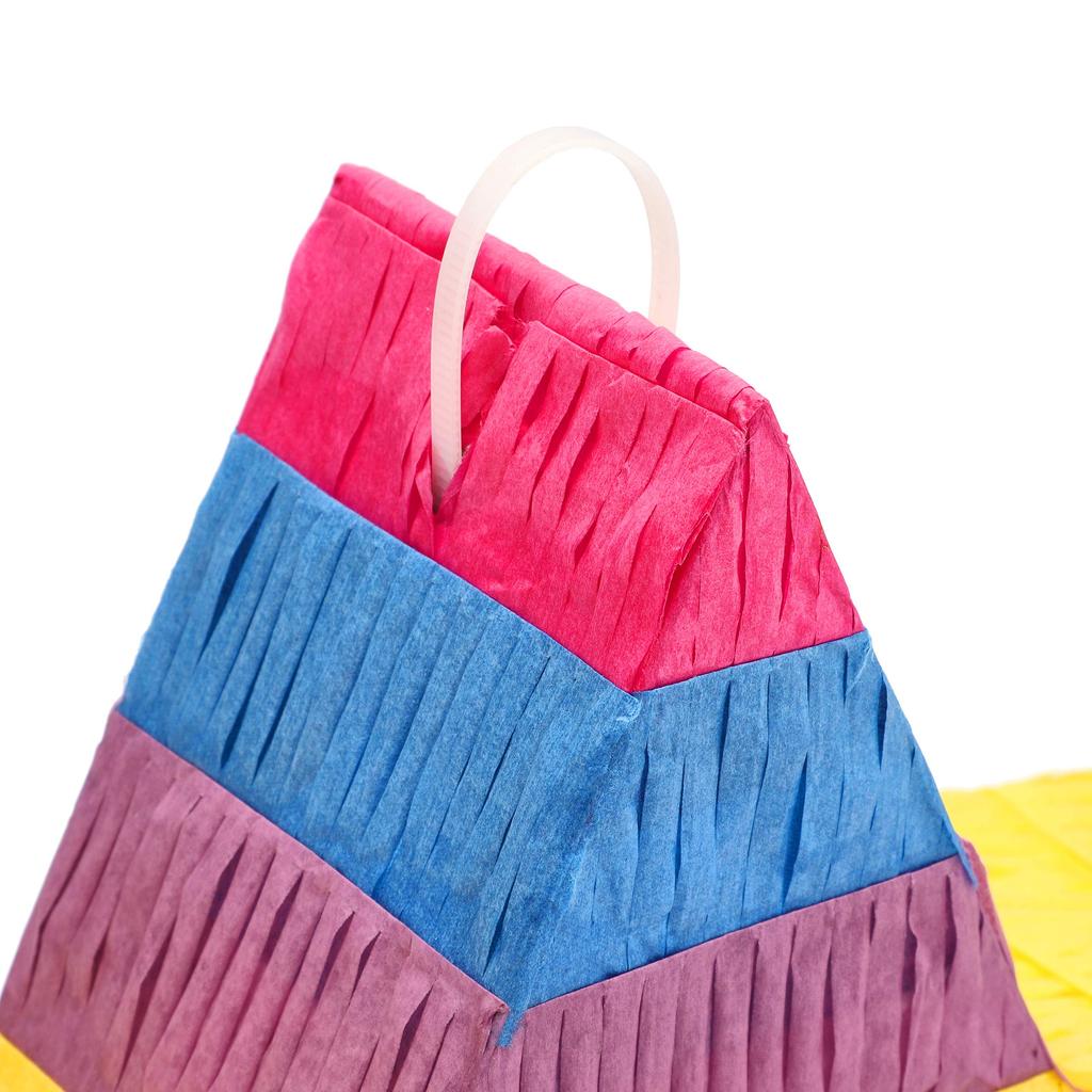 BLUE PANDA Small Rainbow Star Pinata for Cinco De Mayo Kids Birthday Party (12")