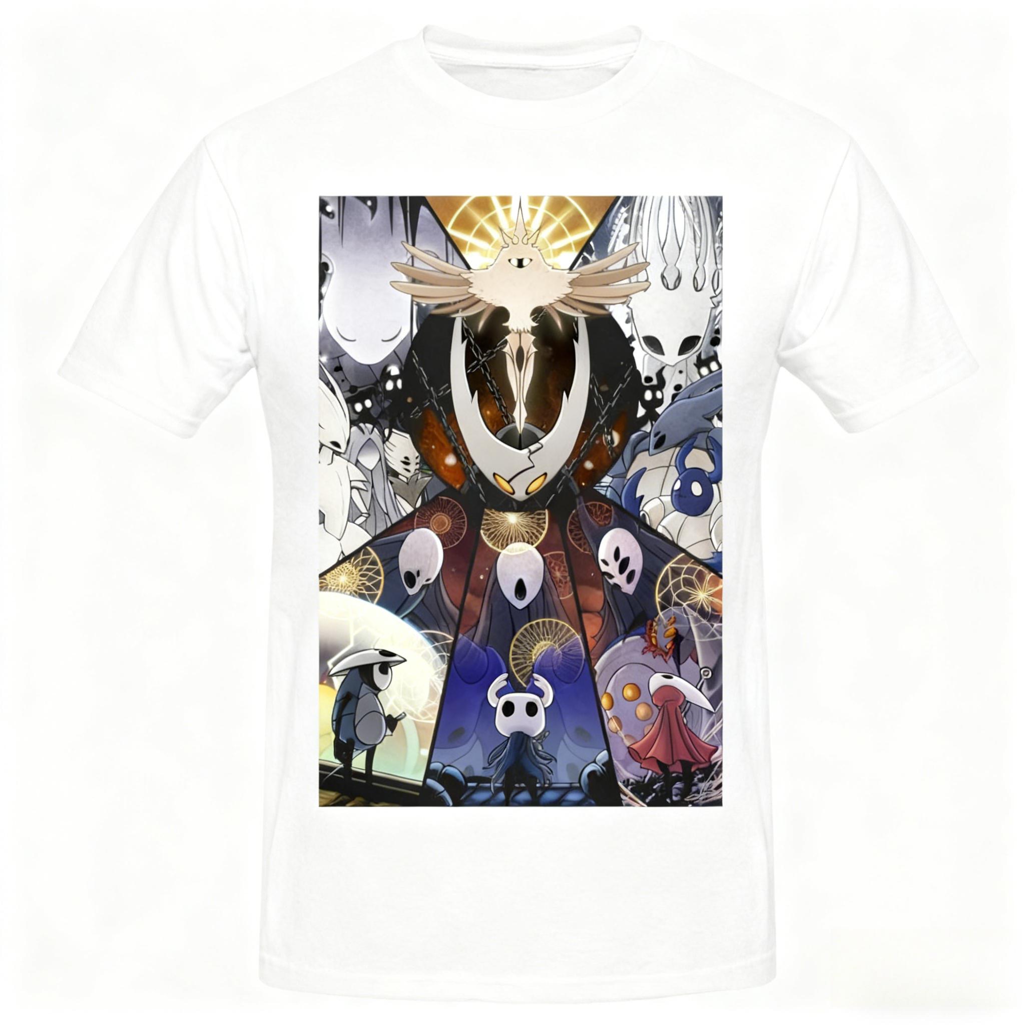 

Fashion Game Hollow Knight T-Shirt for Men Summer Fshion Print Basic Pure Cotton Unisex Fashion Casual Round Neck Loose T-Shirt 4XL