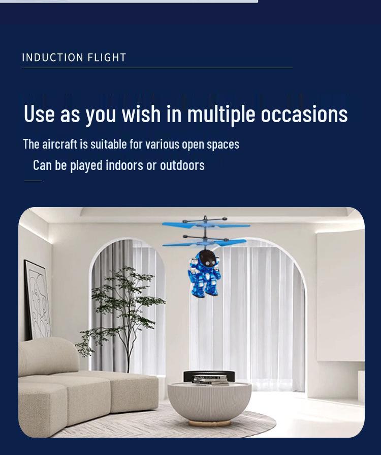 Gesture-Controlled Hovering Glow Helicopter Ball Toy