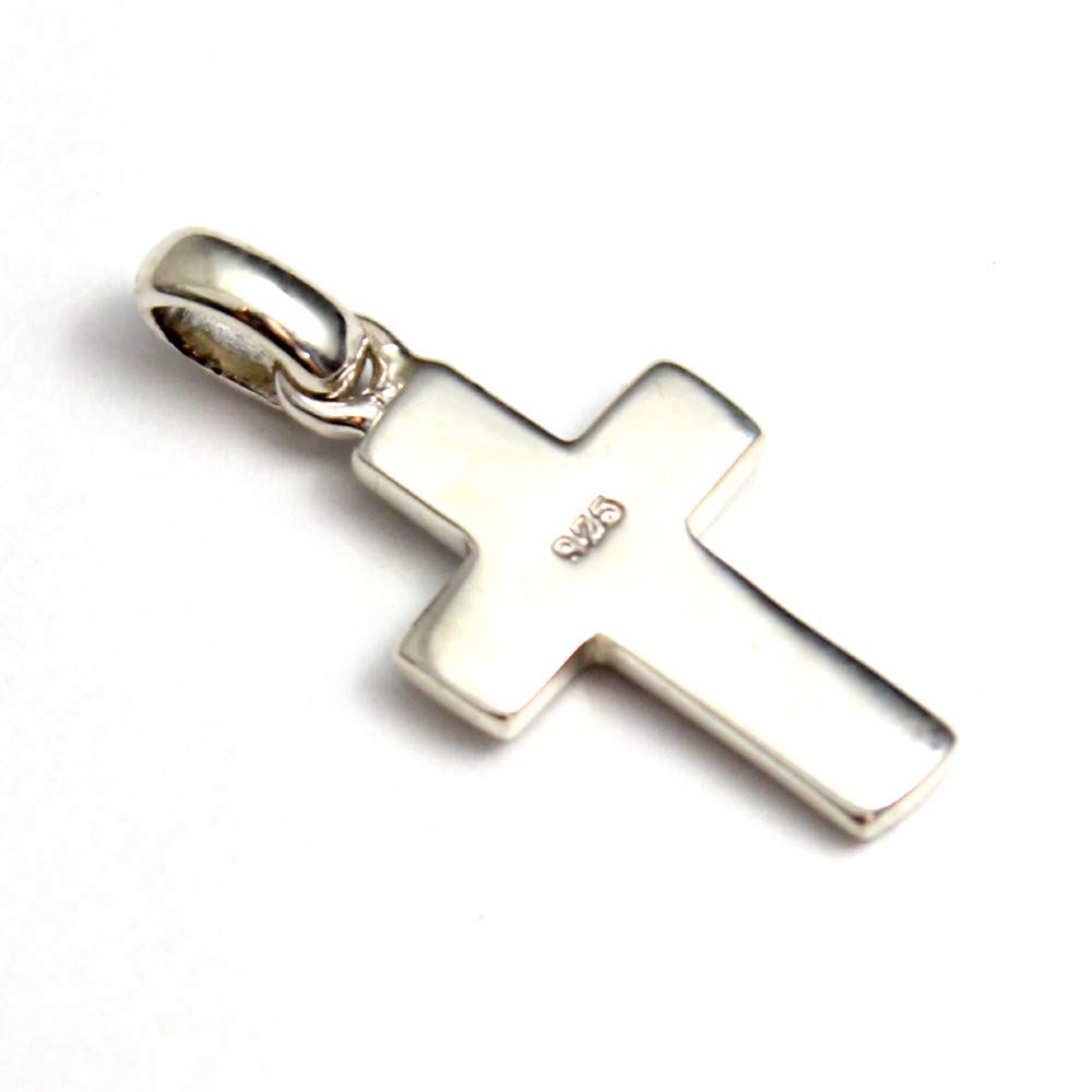 [World Accessories Carmelo] Christ Cross Christian Pendant Sterling Silver 925 Women's Men's