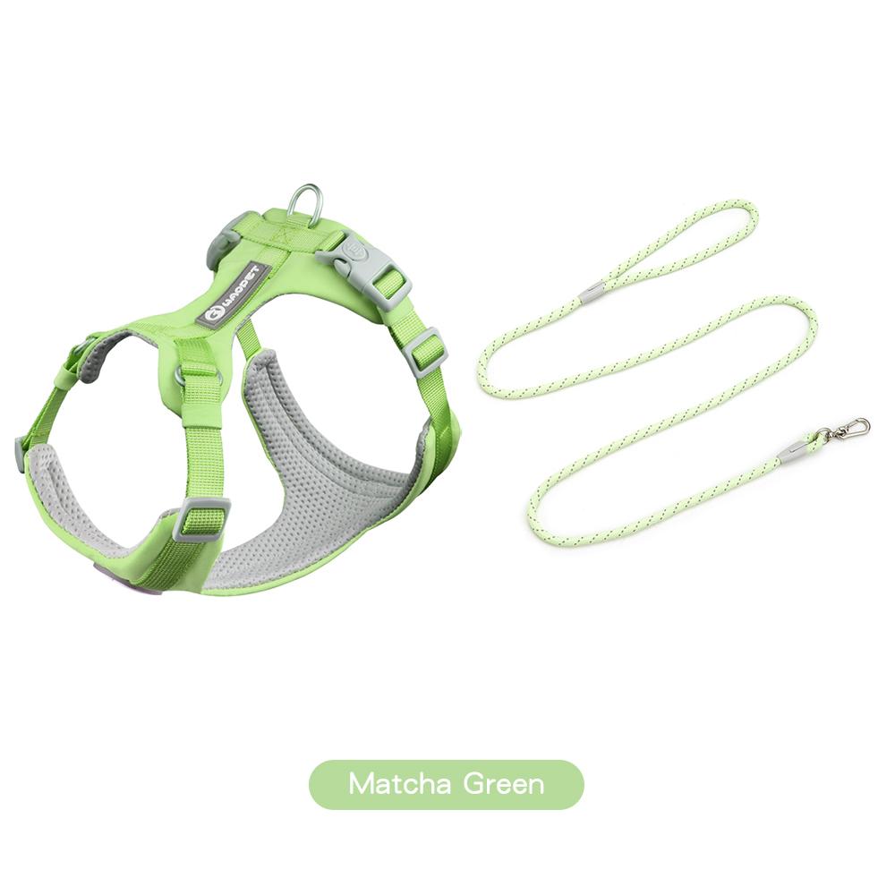 Walking Dog Harnesses Set With Leashes Pet Dog Cat Gifts Vest For Small Medium Large Dogs Rope Set Outdoor Training Pet Supplies