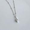 Silver Simple Star Pendant Necklace_mvn03