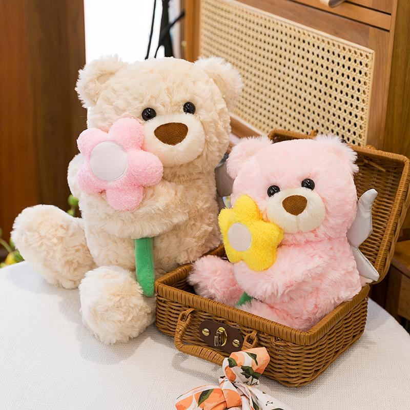 New Cute Gifford Bear Flower Fairy Doll Plush Toy Couple Bear Doll Confessing Gifts