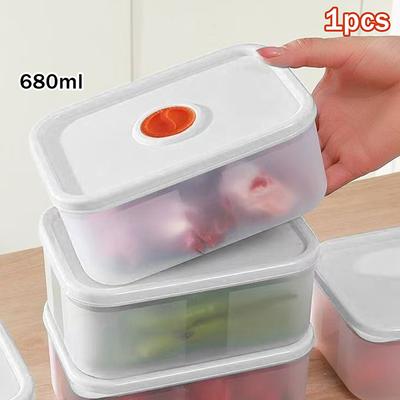 Refrigerator Food Storage Boxes For Frozen Meat & Fruit Fresh-Keeping Portable Food Sub-Packed Essential Kitchen Storage Tools