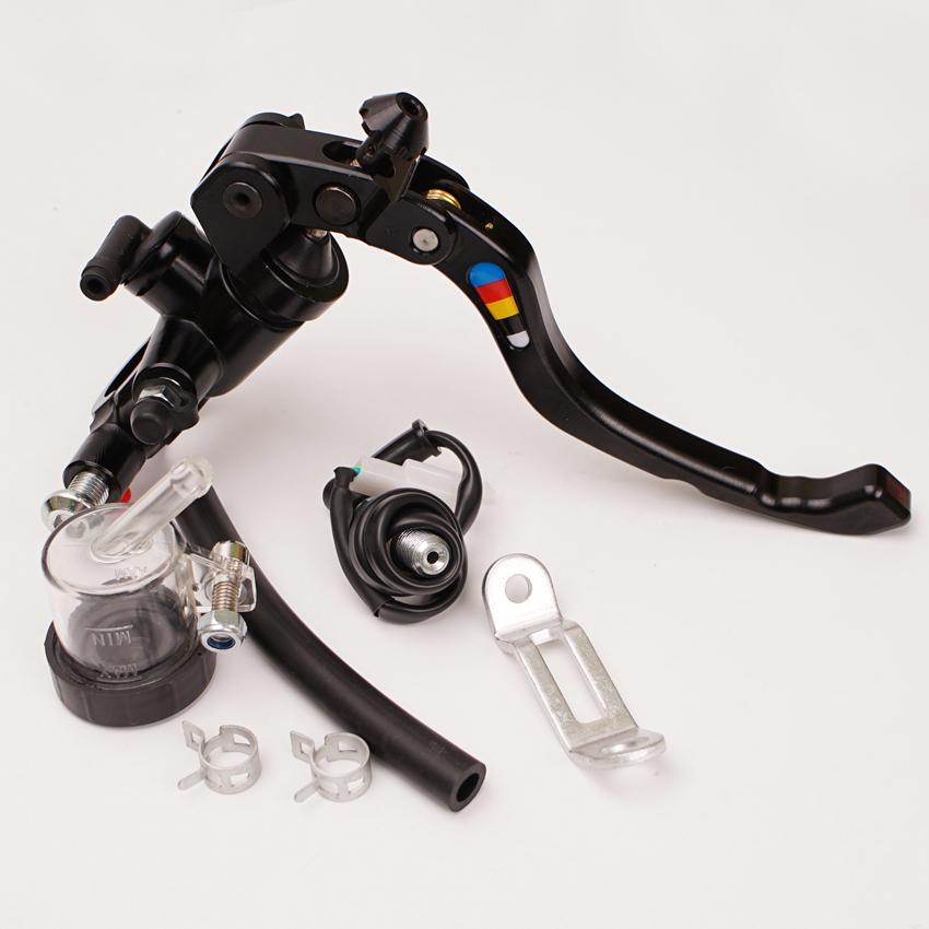 

16RCS алюминиевый CNC мотоциклетный главный тормозной цилиндр гидравлическое сцепление 16 мм поршень универсальный складной 22 мм рычаг мото велосипед