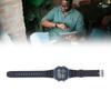 Electronic Sports Watch 12 24 Hours Waterproof Digital Wrist Watch with Luminous Alarm Timing Function Transparent Blue