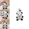 Plush Panda Keychain With Scarf And Flower Decoration For Kids And Collectors