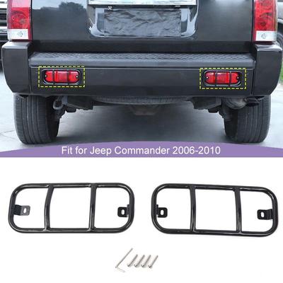 Car Rear Fog Light Lampshade Protecctive Decoration  Cover For Jeep Grand Commander 2006-2010 Exterior Accessories