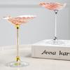 Luxury Tall Glass Natural Conch Fan Shell Glass Creative Personality Red Wine Glass Home Decoration Cocktail Mug Exquisite Gift
