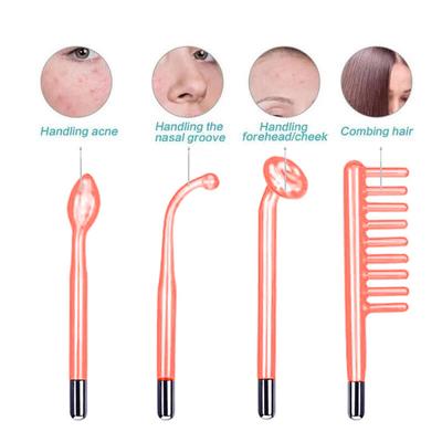 Portable Handheld Skin Care Blackhead Acne Removal Skin Tightening Hair & Scalp Stimulator High Frequency Beauty Instrument