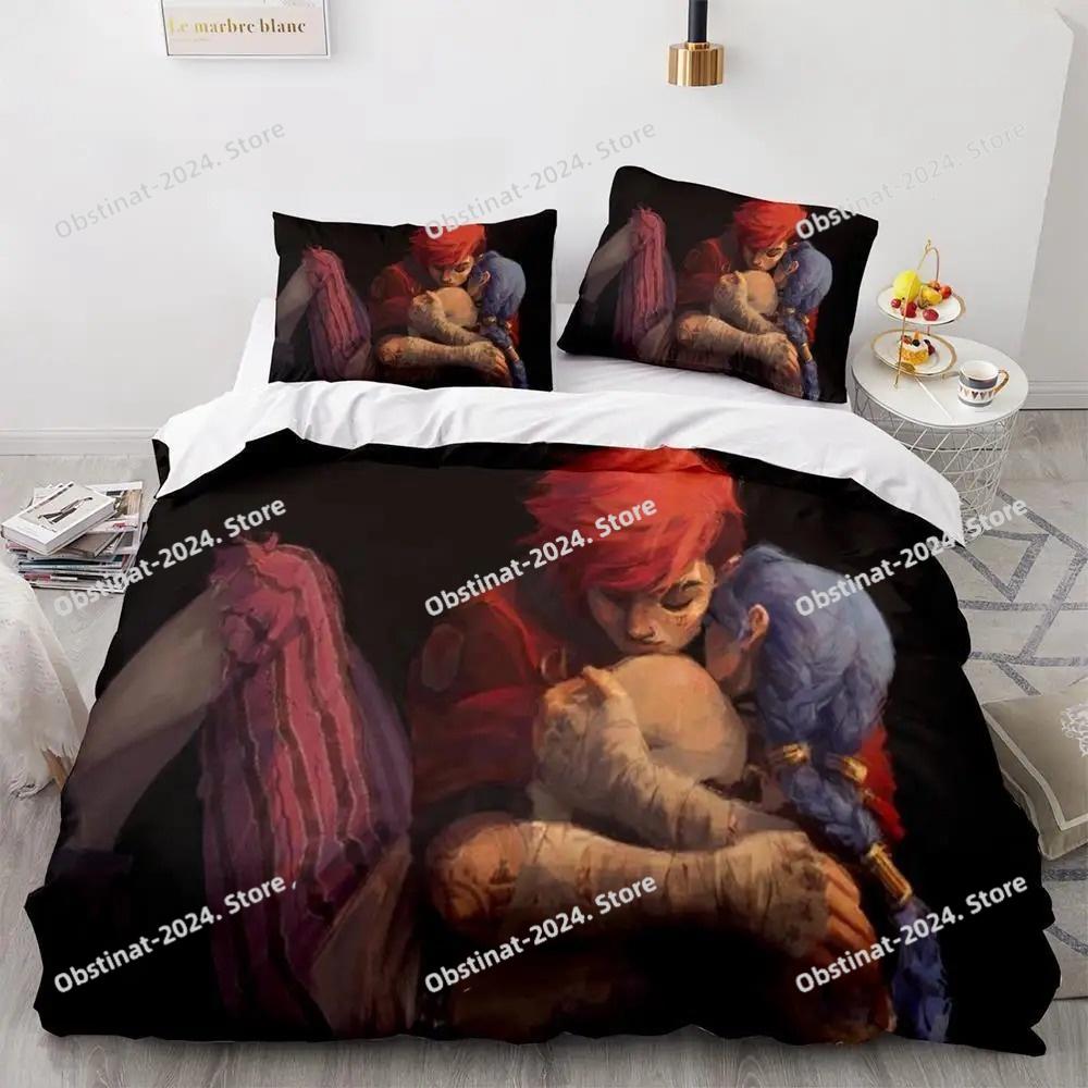 New Game League Of Legends Bedding Set Single Twin Full Queen King Size Bed Set Adult Kid Bedroom Duvet Cover Sets Home Textiles