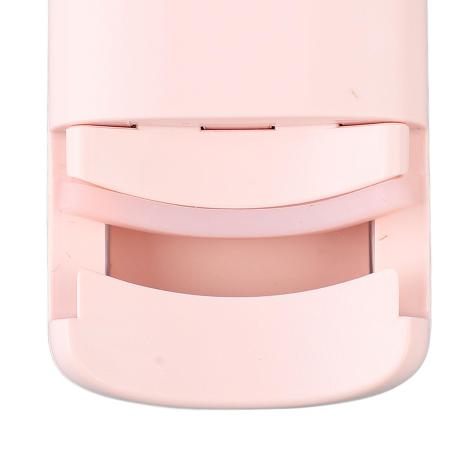 

Heated Eyelash Curler Pink Portable Electric Long Lasting Eyelash Curler for Women Lash Quick Curling