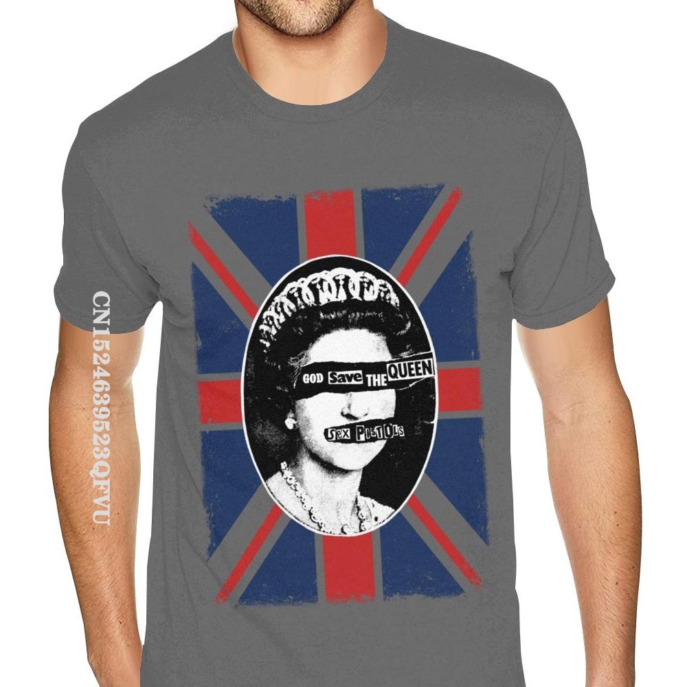 Sex Pistols Tee God Save The Queen Cotton Boys Make Your Own Top T-shirts Normal Brand Mens Tops T Shirt Normal Cotton