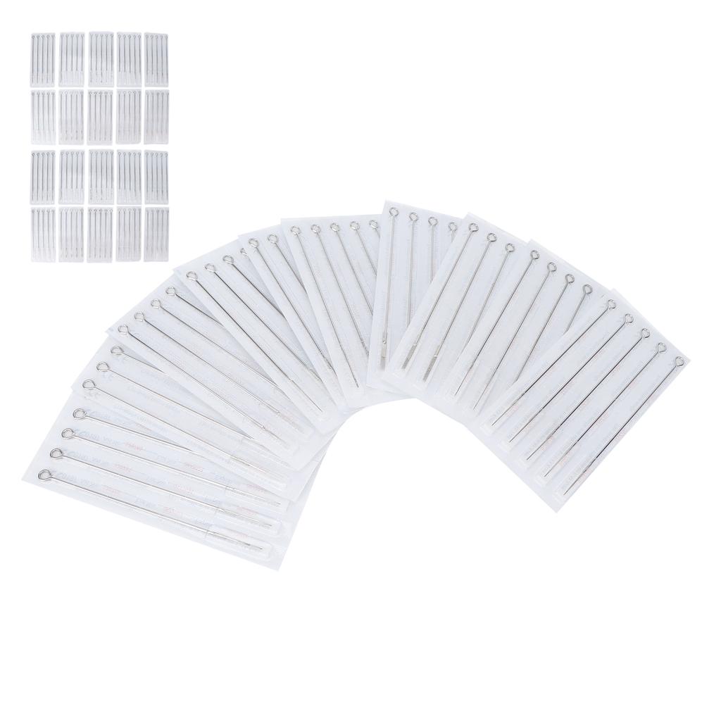 100 Sets of Mixed Type Tattoo Needles 10 Types of Manual Long Tattoo Needles Combination Set