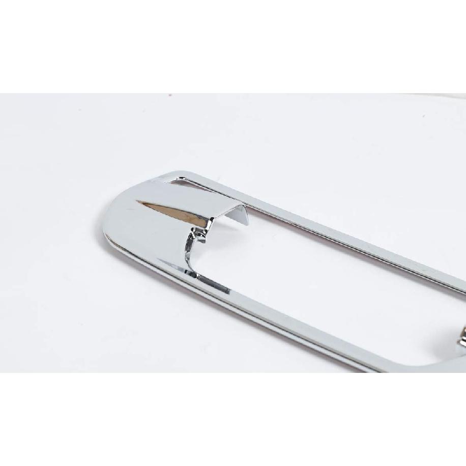 Nicebee 2pcs/Set ABS Trunk Door Handle Tail Gate Decoration Trim Cover for Jeep Wrangler JT Gladiator 2018+ (Chrome)