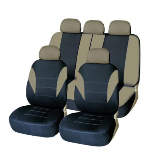 Universal Car Seat Covers Polyester Auto Seat Protector Front & Rear Seat Covers