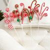 Lifelike Christmas Plush Candy Cane Festival Xmas Tree Garland Ornaments  Home Decoration